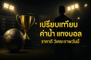 เปรียบเทียบ ค่าน้ำ แทงบอล