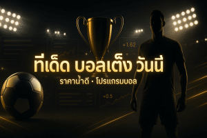ทีเด็ด บอลเต็ง วันนี้
