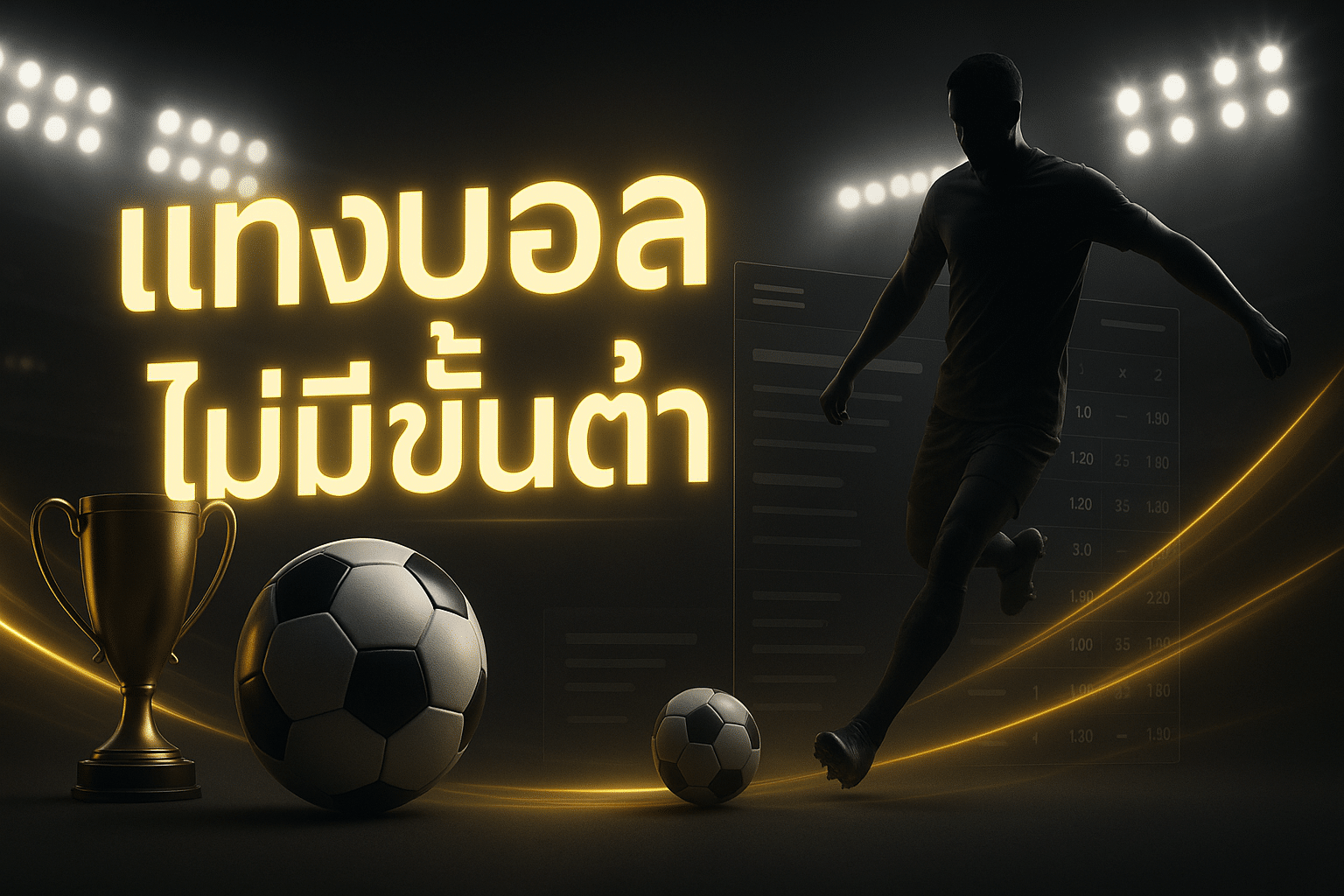 แทงบอล ไม่มีขั้นต่ำ