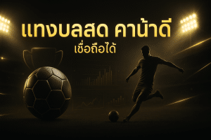 แทงบอลสด ค่าน้ำดี เชื่อถือได้ ทีเด็ดและโปรแกรมครบ